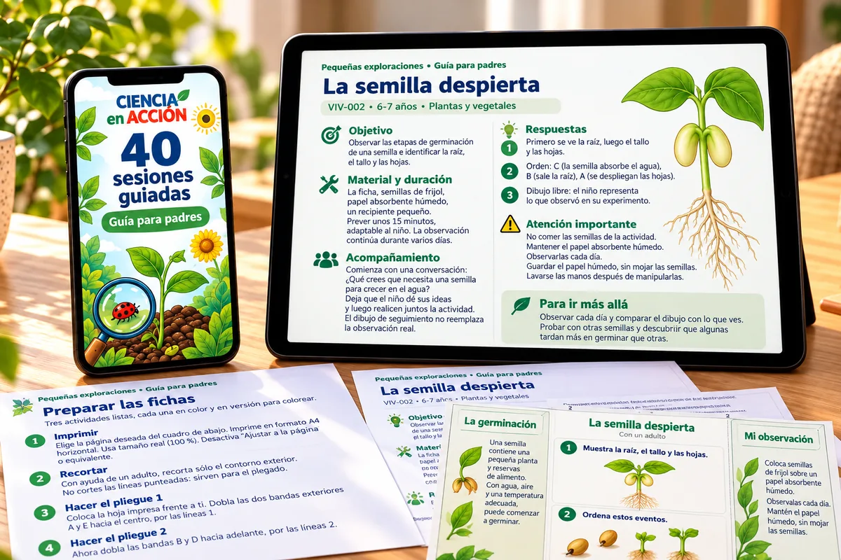 40 sesiones guiadas para explorar las ciencias